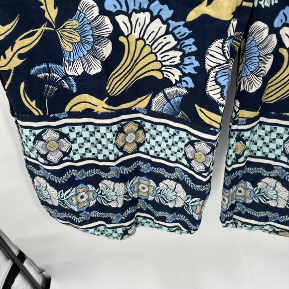 FREE PEOPLE NWT Bali Albright Jumpsuit in Navy Combo // M - Picture 9 of 16